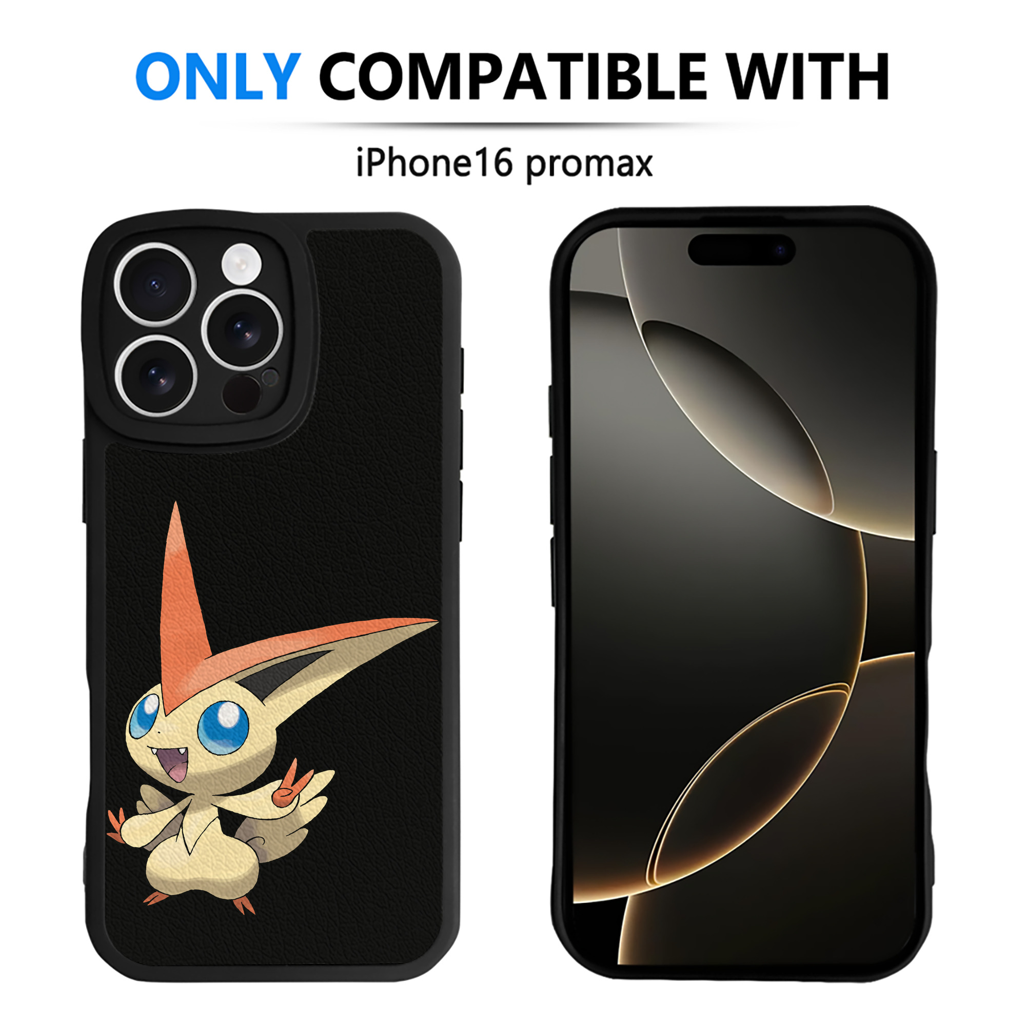 （画像用） ポケットモンスター Pokémon 【iPhone 16シリーズ対応】シリコンスマホケース（レザー調） 材質：シリコン